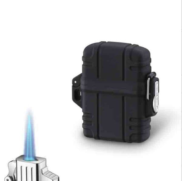 Latest Jet Lighter 3 Colors Single Double Inflatable No Gas Cigar Butane Windproof Waterproof Lighters Adjustable Fire Smoking Tool Accessories
