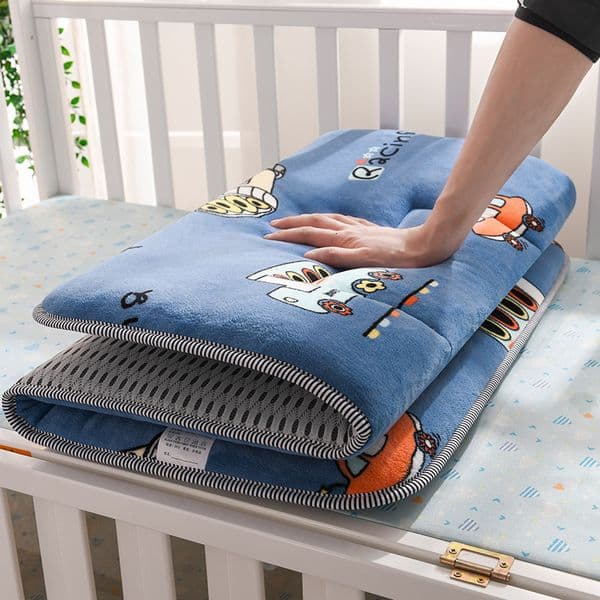 Bedding sets Baby Crib Bedding Set 120x60cm Toddler Bed Mattress Pad Fleece Breathable Boys Girls Cartoon Bed Set Room Cute Floor Play Mat 230802