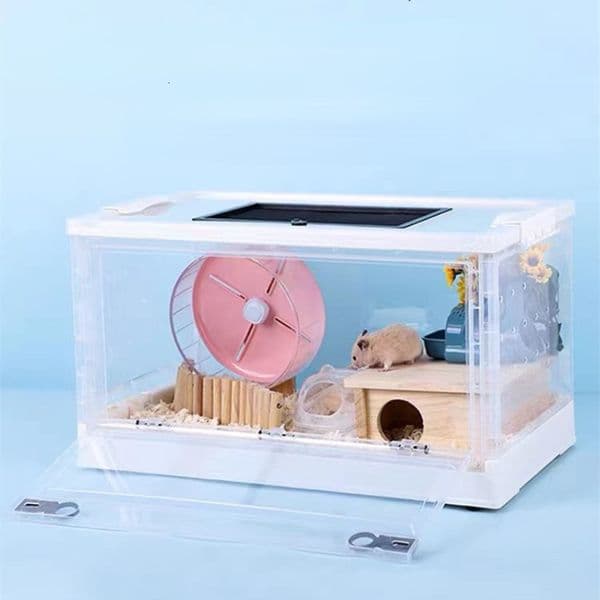 Other Pet Supplies Jaula Hamster Cage Houses Collapsible Reptile Terrarium Hedgehog Feeding Box Modern Breeding Tank 230802