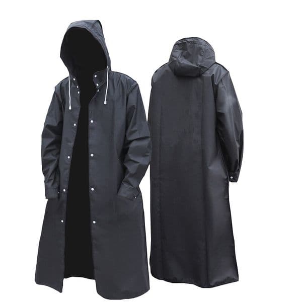 2026 Raincoats cologne Black Fashion Adult Waterproof Long Raincoat Perfume Women Rain Coat Hooded perfume For Cologne Outdoor Hiking Fishing Climbing Thickened