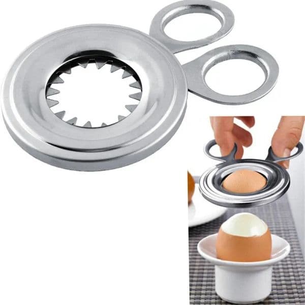 Durable Convenient Stainless Steel Boiled Shell Topper Cutter Snipper Opener Kitchen Gadget Home Essential Egg Clipper AU04