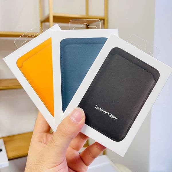 Leather For Magsafe Magnetic Wallet Case For iPhone 16 15 14 13 12 14 Pro Max Mini 14 Plus Magnetic Card Bag Mobile Phone Holder Cover