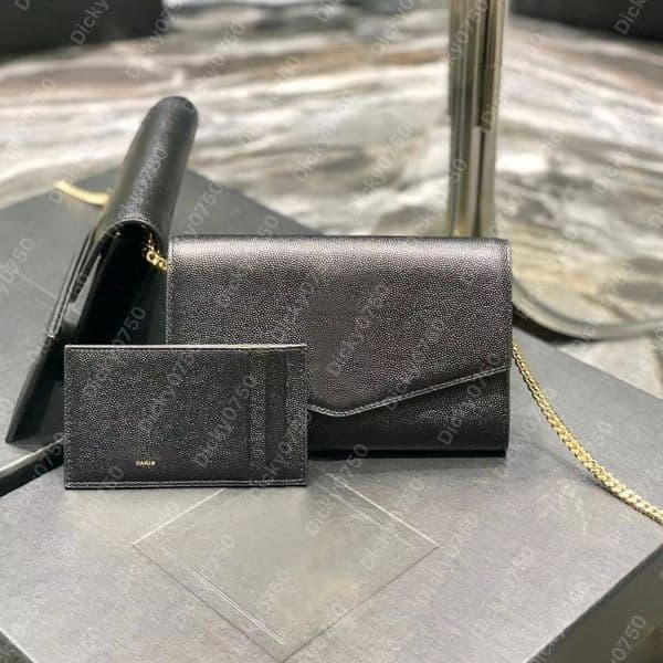 Designer bags women purse sling bags crossbody card holder town luxury card holder Alligator shinny Leather shoulder bags chain purse clutch woc handbags dicky0750