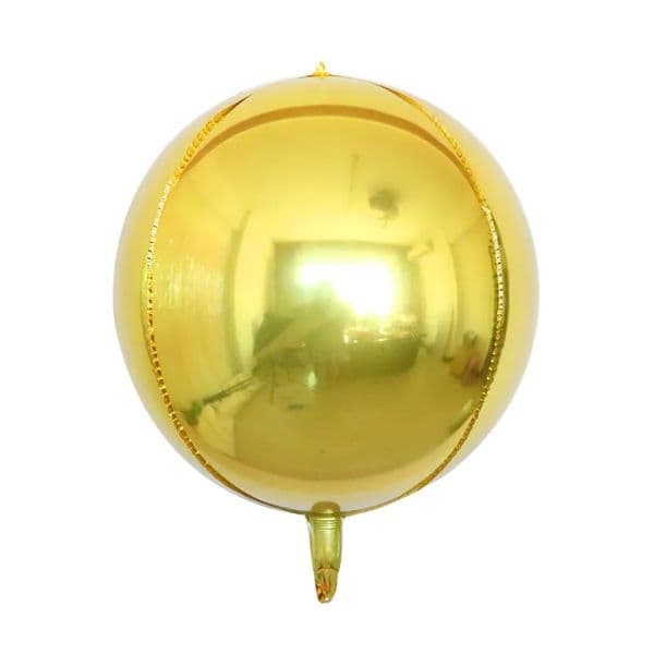 20pcs Rose Gold Silver 4D Large Round Sphere Shaped Foil Balloons Baby Shower Wedding Birthday Party Decorations Air Ball Top Quality