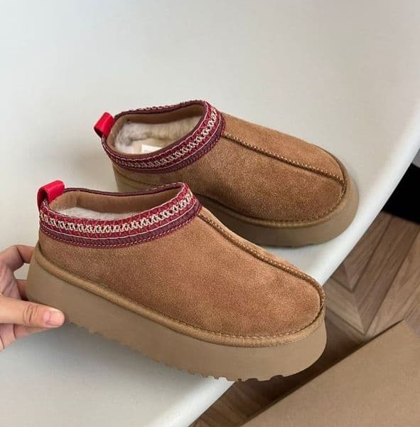 Womens Tazz Slippers Boots Tasman Fur Slides Classic Ultra Mini Platform Boots Slip-on Sheepskin Suede Wool Comfort Winter Designer Snow Booties Men Size 35-44