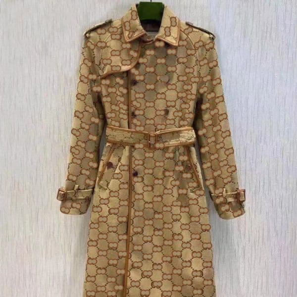 Autumn womens trench coats designer luxury Women Windbreaker body letter print jacket Loose Belt Coat Female Casual Long Trenchs Coat E881