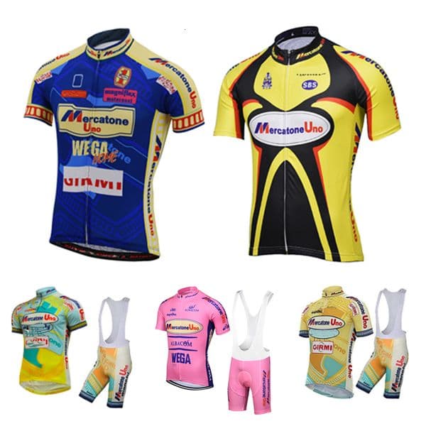2026 New Jersey Men's Retro Cycling Jerseys Bike Kit Yellow Pink Shirt outdoor Short Sleeve Sets Bicycle Clothing Bib Pants Ride Wear 230811 Free Shipping