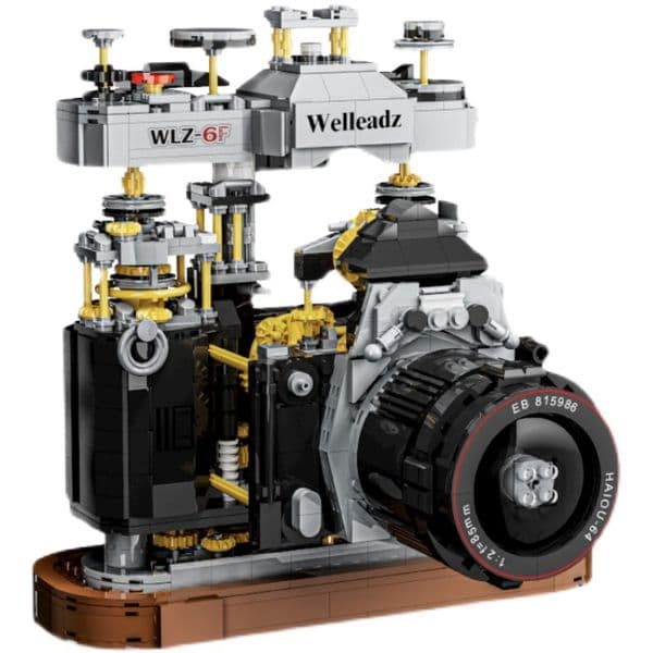 2026 New Vintage Camera Building Blocks Set 1030 Piece DIY Model Toy For Adults And Kids Toy