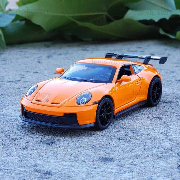 1 32 Porsche 911 GT3 Supercar Alloy Model Car Toy Diecasts Metal Casting Sound and Light Car Toys For ldren Vehicle L260604