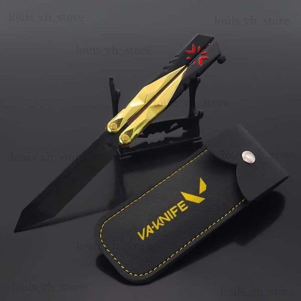2026 New New 21Cm Valorant Butterfly Toy Knife Champions Sword Model Jett Sage Game Peripheral Alloy Material Keychain Gift Toys T230815 Toy lxx