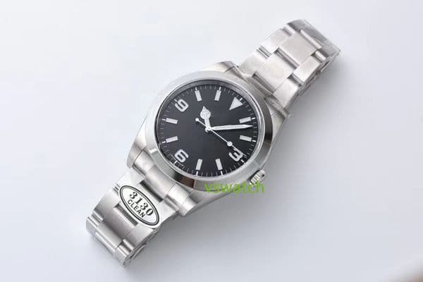 clean watch 214270 Mechanical cal.3132 movement Size 39MM Black dial 904L steel strap Sapphire crystal glass Super luminous waterproof