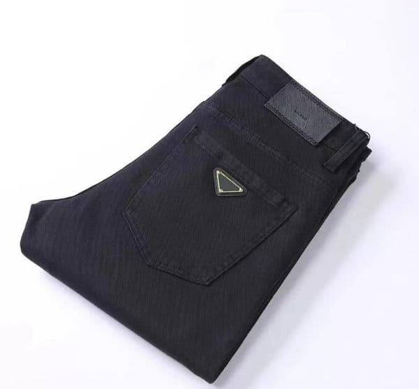 Designer Mens Triangle Jeans for Men and Women Fashion Luxury Brand Pants Slim Fit Motorcycle Hip Hop Denim Pant Men's Clothing Apparel