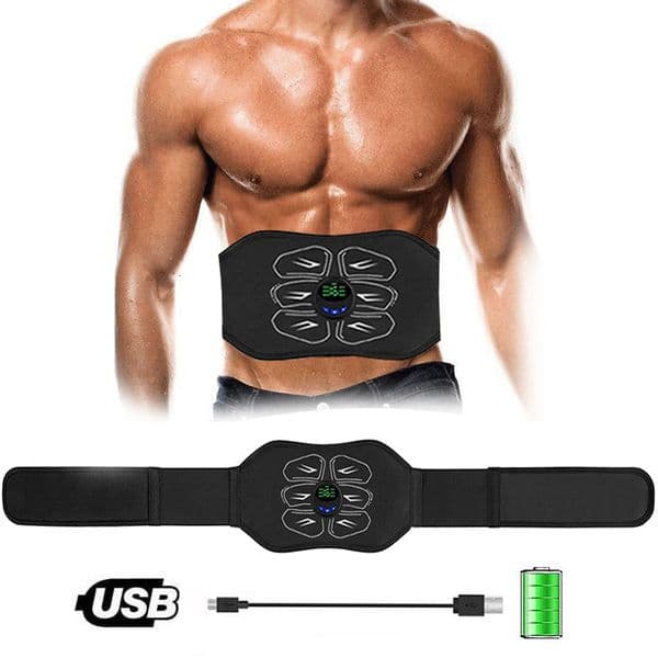 Core Abdominal Trainers EMS Muscle Stimulation Belt Vibration ABS Stimulator Abdominal Trainer Exerciser Slimming Belts Home Gym Fitness Equiment 230820BJ