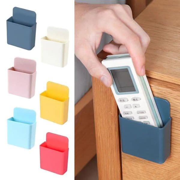 Storage Holders Wall Mounted Box Remote Control Organizer Case For Air Conditioner TV Mobile Phone Plug Holder Stand Rack Wholesale HH661 LL