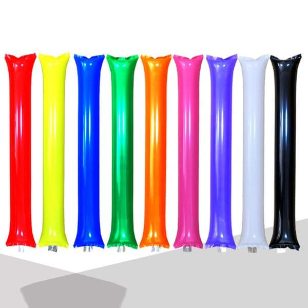 Inflatable Thunder Sticks Bam Bam Inflatable Noisemakers Cheerleading Plastic Clap Hands Cheering Sticks Basketball Football Party Sport Team Spirit EW0083