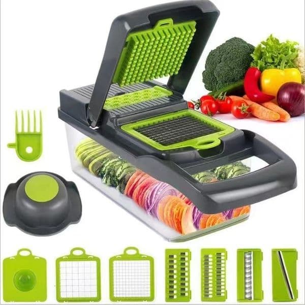 New Other Dining Bar Ltifunctional Vegetable Cutter Admission Kitchen Household Potato Slicer Grater Cucumber Wiper Drain Basket Choppe