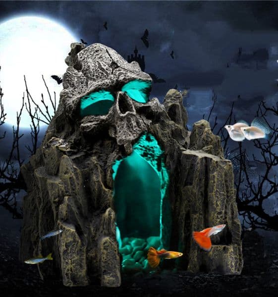 Decorations Fish Tank Shipwreck Aquarium Decor Ornament Castle Resin Rockery Hiding Cave Underwater Accessories For 230821