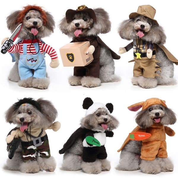 Dog Apparel Funny Dog Clothes Dogs Cosplay Costume Halloween Comical Outfits Pet Clothing Set Pet Cat Festival Party Clothing for Small Dogs 230821