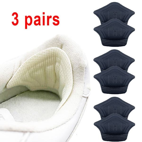 Shoe Parts Accessories 3pair6pcs Insoles Patch Heel Pads for Sport Shoes Back Sticker Adjustable Size Antiwear Feet Pad Cushion Insert Insole 230823