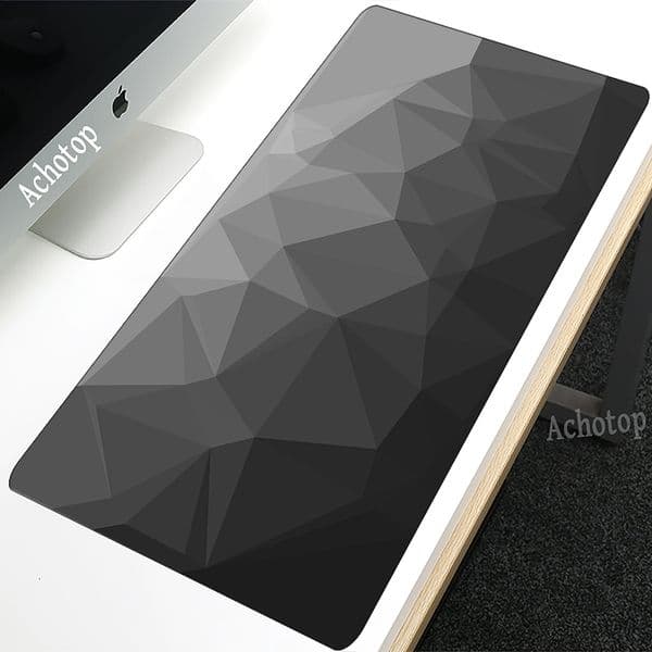 Mouse Pads Wrist Rests Black And White Gamer Pad Gaming Mousepad Speed Desk Mat Laptop Mats For Office Carpet Accessories Game 230823