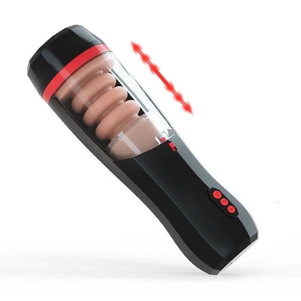 Masturbators Automatic Sucking Electric Masturbation Cup Inner Telescopic Vibrator Glans Stimulator Penis Trainer Male Exerciser Sex Toy 230824