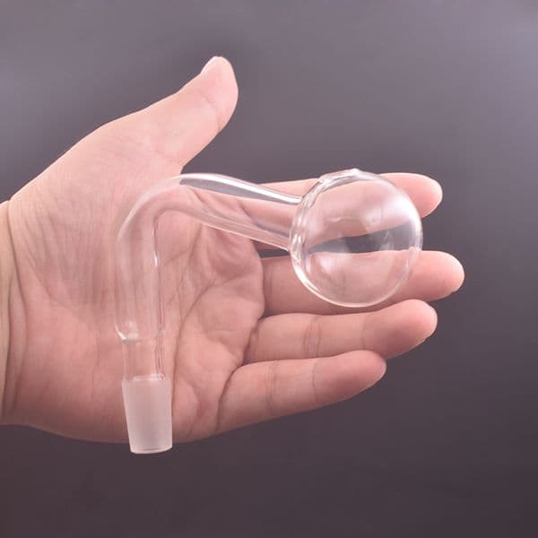 10pcs XXXL SIZE 4cm Big Ball Glass Oil Pipe Bowls 10mm 4mm 18mm Male Female Glass Oil Burner Pipe Transparent Clear Tobacco Bent Bowl Hookah Adapter