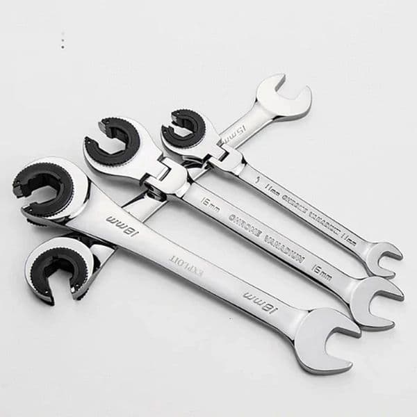 Screwdrivers Tubing Ratchet Wrench Ratchet Quick Wrench High-grade Automatic Industrial-grade Opening Plum 72 Gear Fast Multi-size Household 230828