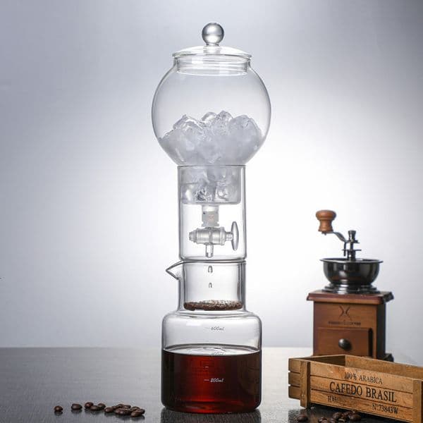 Water Bottles Cold Brew Coffee Maker Pot Set Drip Filter Ecocoffee Iced Tools Barista Handmade Glass Household Pour Over Kettle 230829