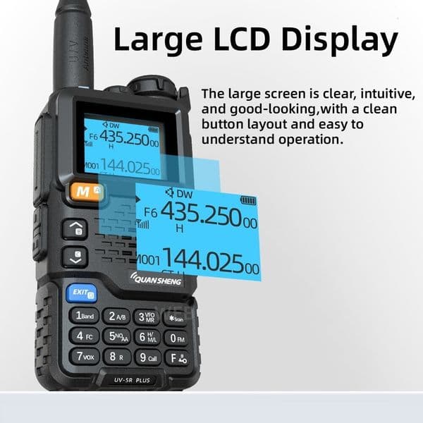 Construction site civil micro wireless handheld outdoor high power Portable Wireless Portable Wireless Radio Anti Interference Stable Signal No Interrupt