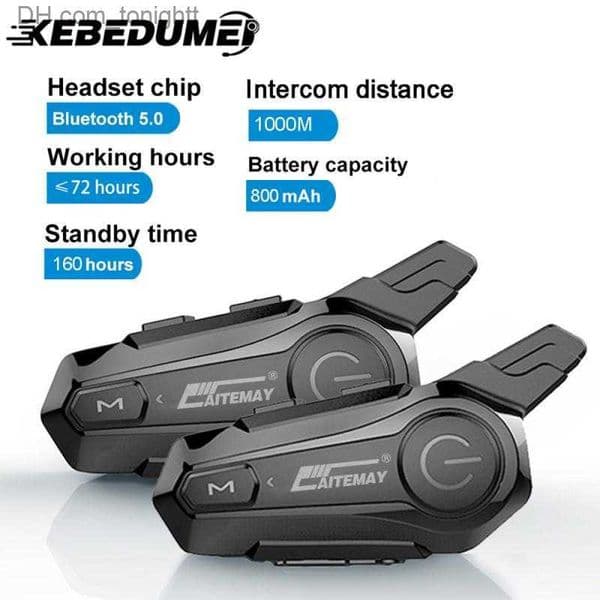 X1 Plus Bluetooth Intercom Motorcycle helmet bluetooth headset for 2 Rider intercomunicador Moto Interphone Headset Wireless Q230830