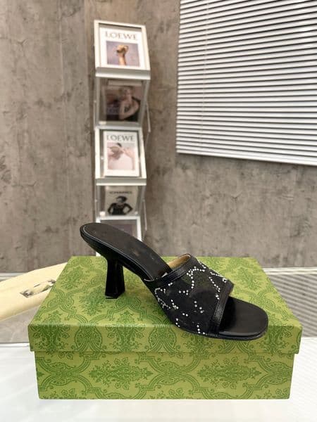 Designer Lace Dress Glitter Rhinestones Women Pumps Crystal Bowknot Satin Sandals Summer Transparent Shoes High Heels Party Prom