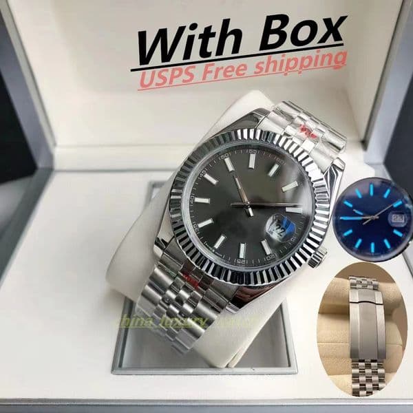 Mens Watch 41mm Stainless Steel Watches 2813 Mechanical Automatic Watches Sapphire mirror Waterproof optional wristwatches