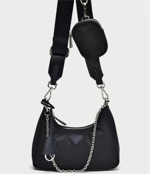 fashion Nylon woman s men designers bags lady crossbody tote Hobo Shoulder Purses Handbags Bag wallet 2 piece set