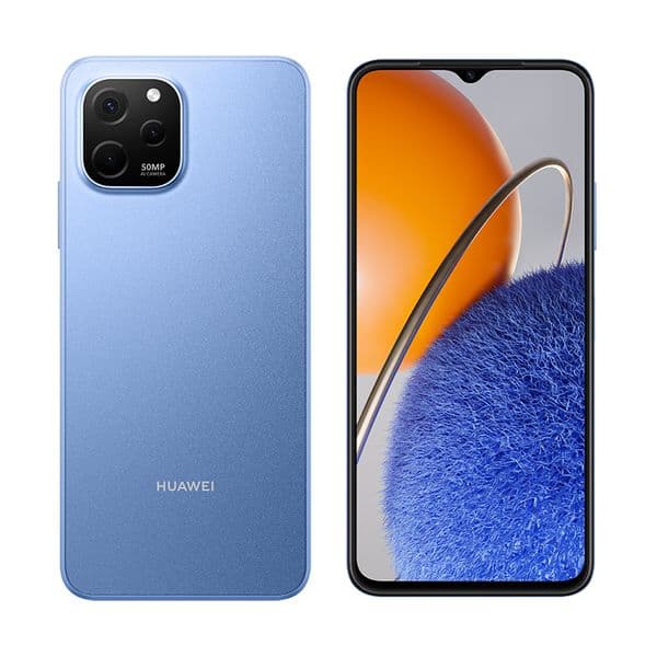 Original Huawei Enjoy 50Z 4G Mobile Phone Smart 6GB RAM 256GB ROM Octa Core Kirin 710A HarmonyOS 6.52" LCD Full Screen 50.0MP AI 5000mAh Fingerprint ID Face NFC Cellphone