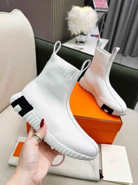 2024s/s Luxury Men High Top Casual Shoes Bouncing Sneakers Technical Suede Goatskin Sports Light Sole Trainers Italy Brands Mens Casual Walking Size38-46