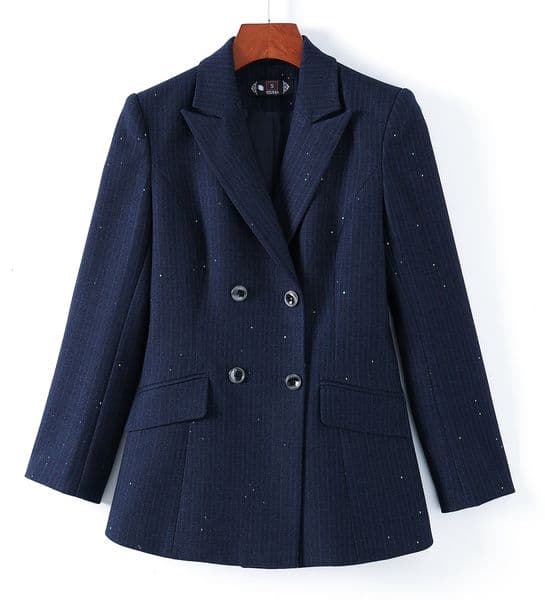 Women's Suits Blazers High Quality Autumn Winter Formal Ladies Blazer Women Business Suits with Sets Work Wear Office Uniform 4XL Size Pants Jacket 230306