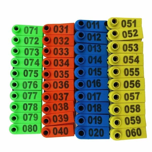 Other Household Sundries Farm Animal Livestock Supplies No001100 Sheep Ear Tag Laser Type Copper Head Earrings 230307