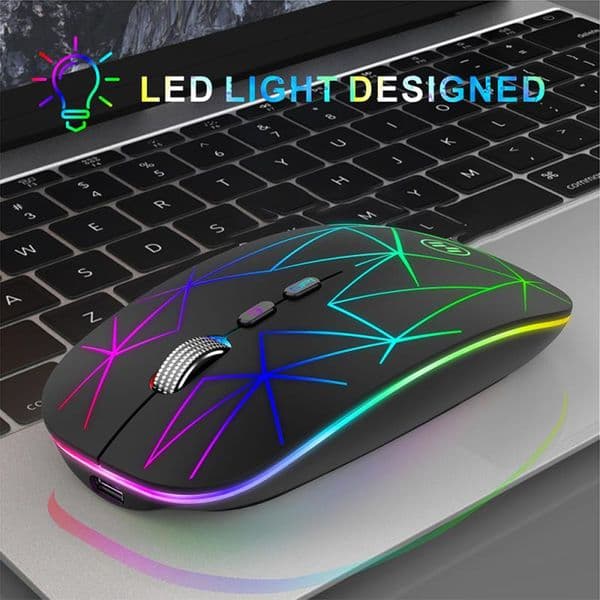 RGB Bluetooth Mouse Wireless Mouse USB Computer Mouse Bluetooth Mause Gamer Ergonomic LED Gaming Mice Silent Rechargeable For PC