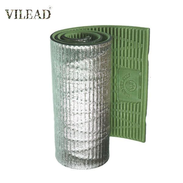 Outdoor Pads VILEAD IXPE Foam Mat Thickened Winter Camping 1805515cm Folding Portable Tent Mattress Sleeping Equipment 230307