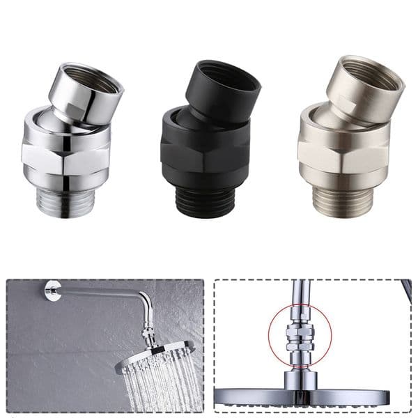 Other Bath Toilet Supplies Shower Head Connector Swivel Adapter Ball Joint Water Tap Flow Kitchen Accessories Hardware 230308