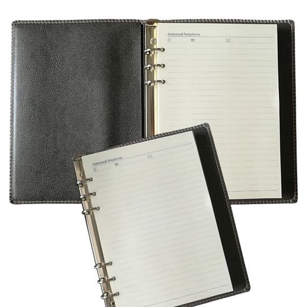 Notepads Soft Hardcover Premium PU leather Binder A5 Notepad Can Fold 230309