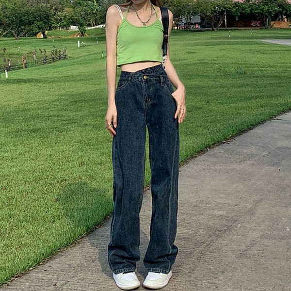 Women's Jeans Spring Summer Women Casual Cotton High Waist Jeans Fashion Casual Ladies Pencil Pants 230310