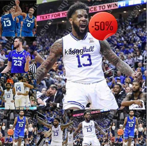 Seton Hall Pirates Basketball Jersey 15 Taurean Thompson 4 Tyrese Samuel 2 Anthony Nelson 21 Ike Obiagu 32 Darnell Brodie 30 Asiah Avent
