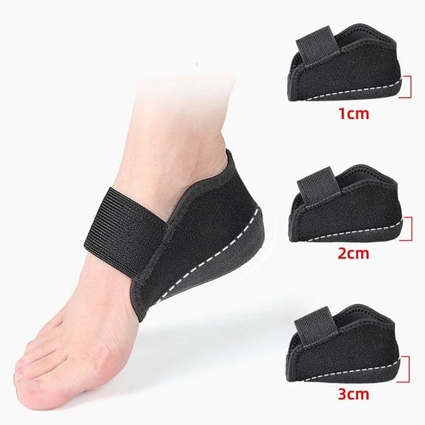 Parts Accessories Height Increase Insole Men Women Silicone Heel Protector Soc Heightening Insoles for Shoes Shock Absorption Lift Shoe Pads 230314