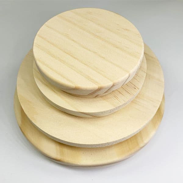 wholesale 60mm 70mm 80mm 90mm 100mm 110mm Wooden Lids Reusable with Silicone Seal Bowl Cover for candle Jar Lid Water cup Customizable LOGO