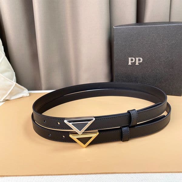 Stylish Simple Genuine Leather Belt for Women Designer Man's Cowskin Belts Width 2.5 cm 8 Options