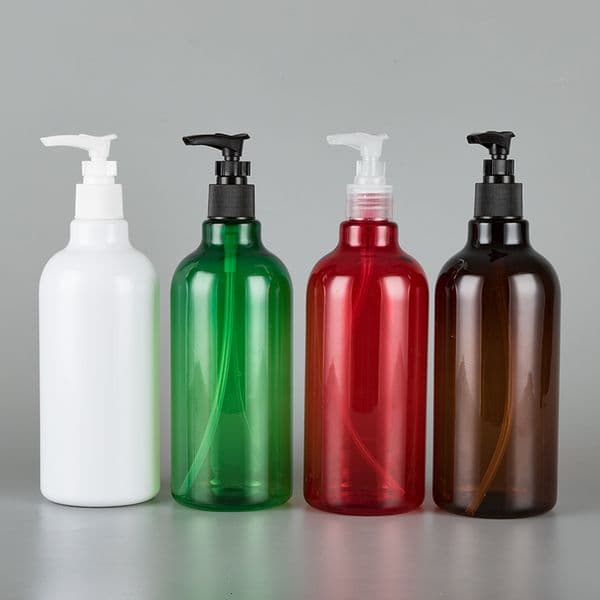 Liquid Soap Dispenser 12pcs 500ml Empty White Brown Green Red Liquid Soap Dispenser PET Pump Big Bottle Shower Gel Shampoo Cosmetic packaging 230317