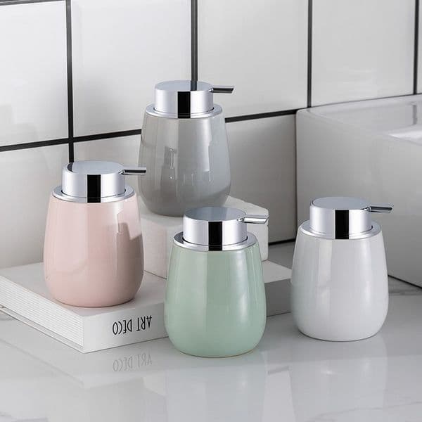 Liquid Soap Dispenser Bathroom Liquid Soap Dispensers Ceramic Hand Sanitizer Ceramic Shampoo Bottle Pressing Shower Gel Dispenser Bathroom Accessories 230317