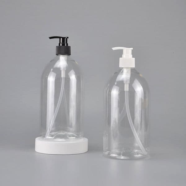 Liquid Soap Dispenser 5PCS 900ML Empty Lotion Pump Container Shampoo PET clear Bottle Liquid Soap Dispenser Refillable Bottles Cosmetic Pump 230317