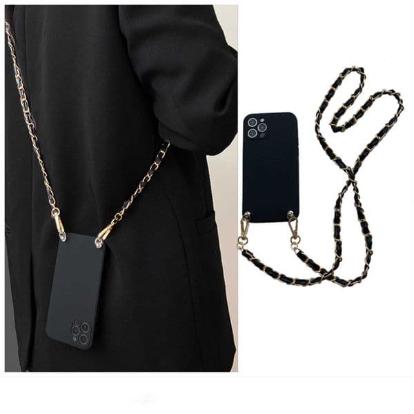 Cell Phone Cases Luxury Crossbody Lanyard Necklace Leather Bracelet Chain Phone case for iphone 13 11 12 14 Pro Max XR X XS 7 8 plus Cover Strap Z0316